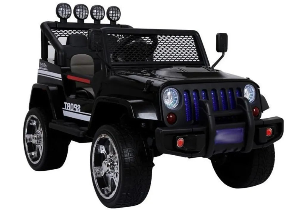 Akumuliatorinis visureigis Jeep S2388, juodas, 4x45W