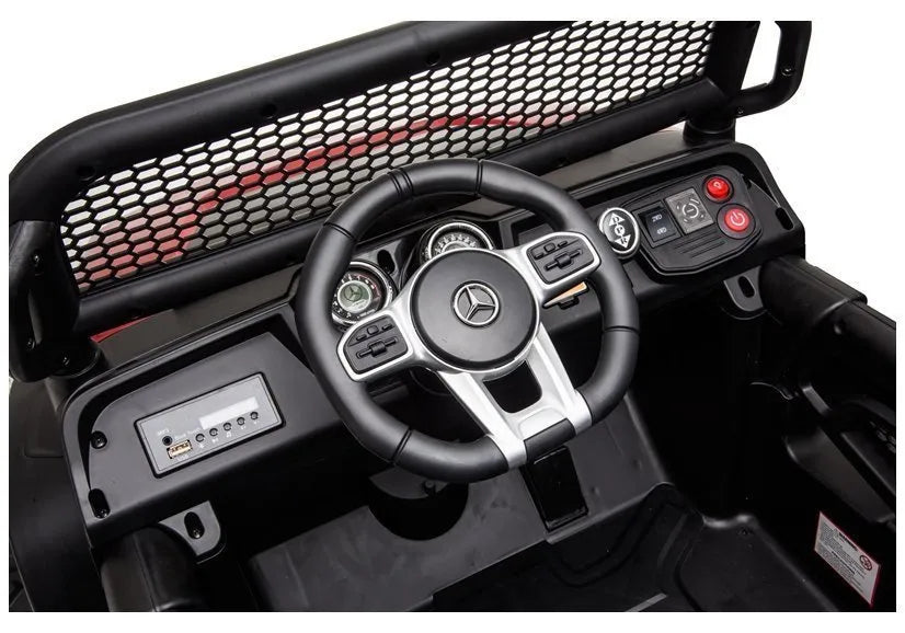 Akumuliatorinis visureigis Mercedes Unimog S, juodas