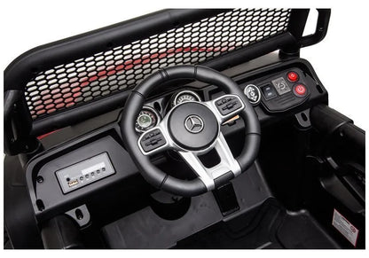 Akumuliatorinis visureigis Mercedes Unimog S, juodas