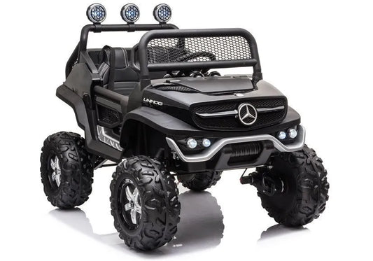 Akumuliatorinis visureigis Mercedes Unimog S, juodas