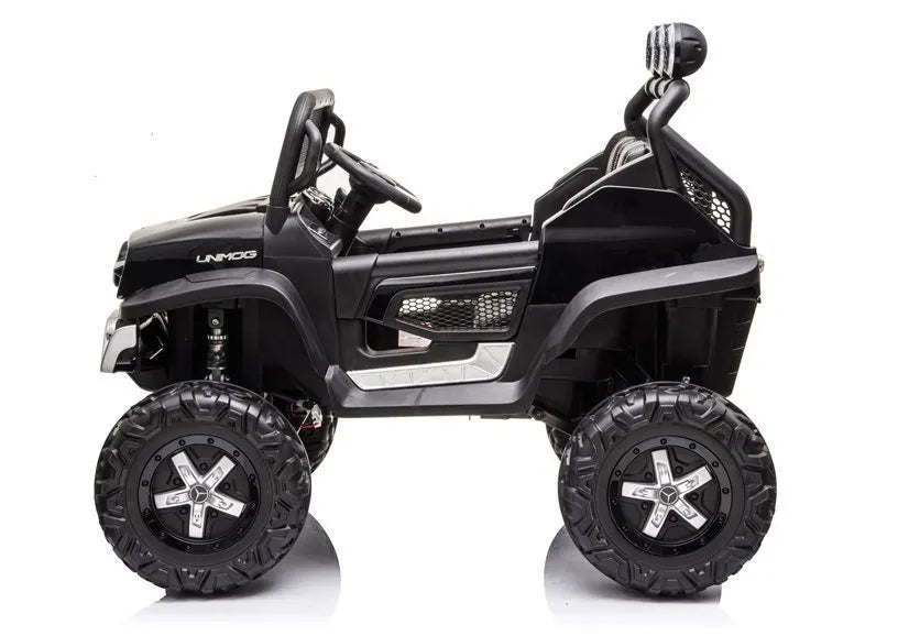 Akumuliatorinis visureigis Mercedes Unimog S, juodas