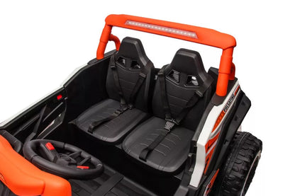 Akumuliatorinis visureigis NEL-913 oranžinis 4x4 24V