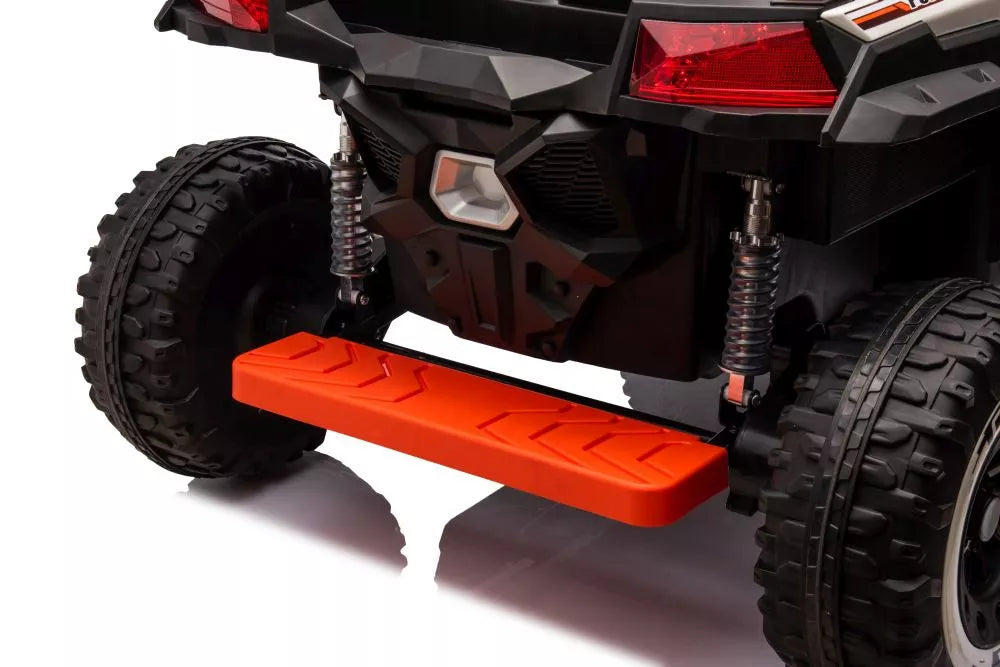 Akumuliatorinis visureigis NEL-913 oranžinis 4x4 24V