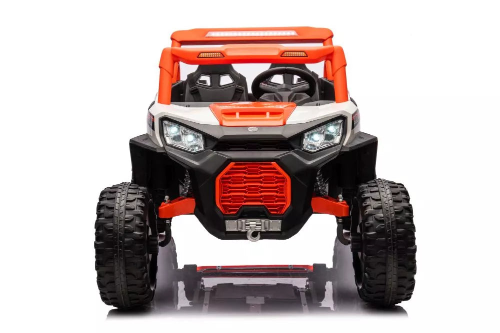 Akumuliatorinis visureigis NEL-913 oranžinis 4x4 24V
