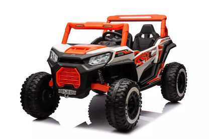 Akumuliatorinis visureigis NEL-913 oranžinis 4x4 24V