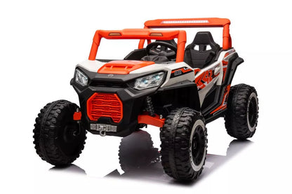 Akumuliatorinis visureigis NEL-913 oranžinis 4x4 24V