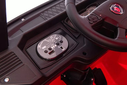 Akumuliatorinis visureigis Scania 500R HL698, raudonas, 4x4