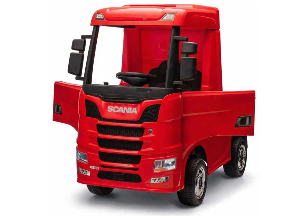 Akumuliatorinis visureigis Scania 500R HL698, raudonas, 4x4