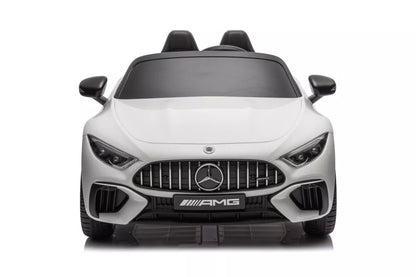 Baltas akumuliatorinis automobilis Mercedes AMG SL63