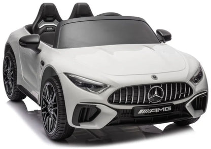 Baltas akumuliatorinis automobilis Mercedes AMG SL63