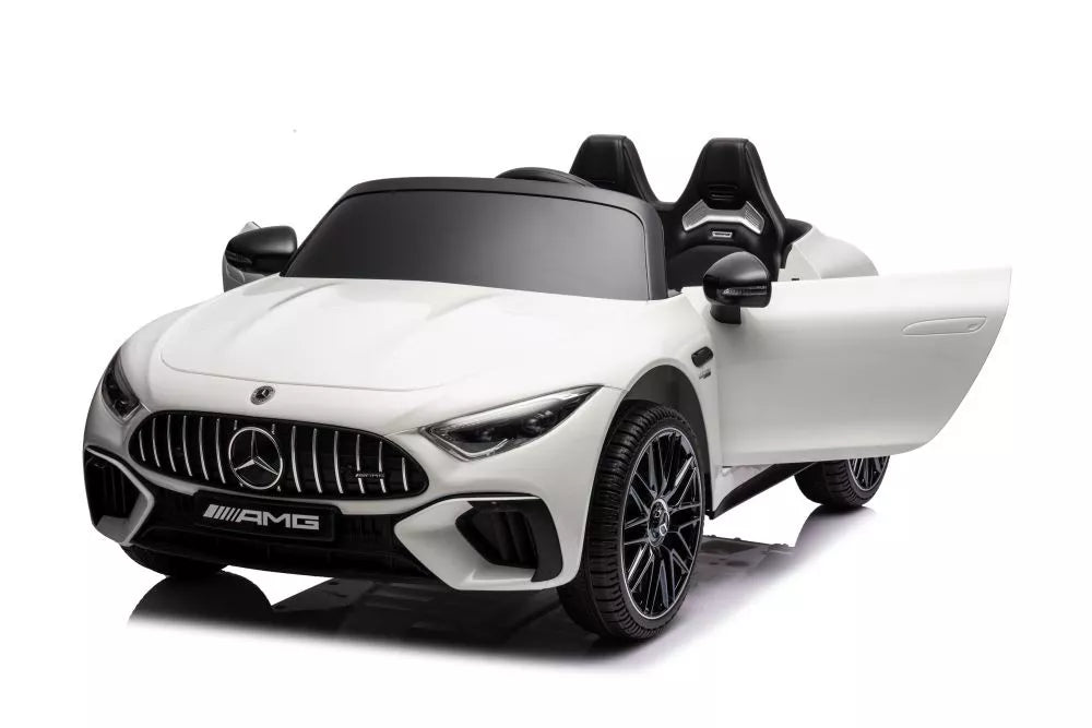 Baltas akumuliatorinis automobilis Mercedes AMG SL63