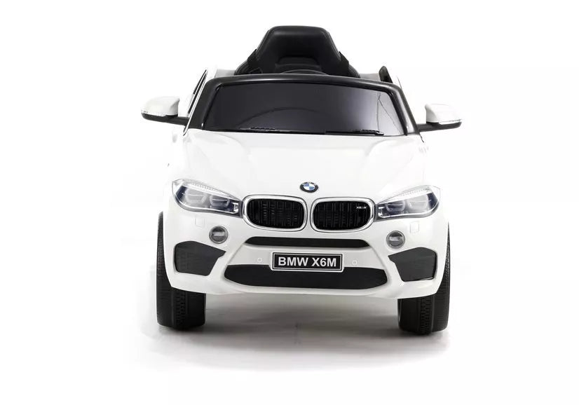 Baltas vaikiškas elektromobilis BMW X6