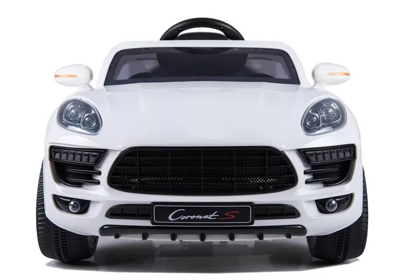 Coronet S baltas – elektrinis vaikiškas automobilis