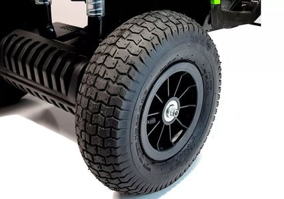 Elektrinis keturratis LEAN CARS BDM0906 su guminiais ratais – juodas