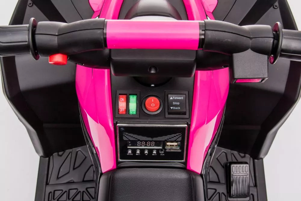 Elektrinis keturratis LEAN CARS HL568 rožinis
