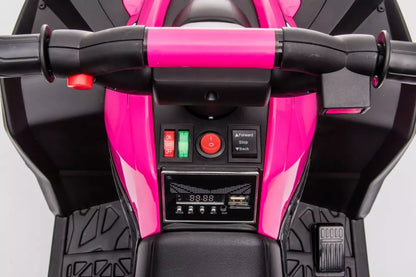 Elektrinis keturratis LEAN CARS HL568 rožinis
