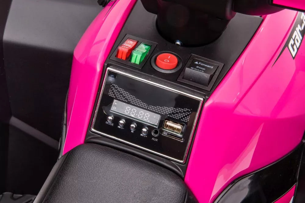 Elektrinis keturratis LEAN CARS HL568 rožinis