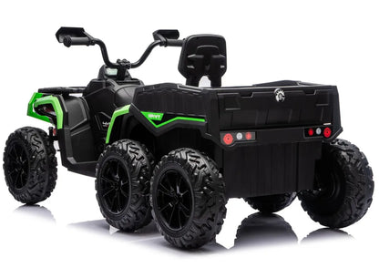 Elektrinis keturratis LEAN CARS JC606 24V 4x4 baltas