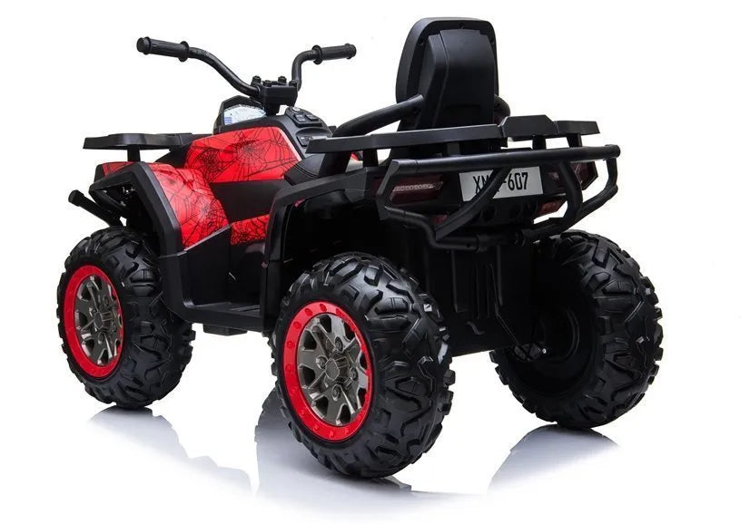 Elektrinis keturratis LEAN CARS Quad XMX607 Red Painted Spider