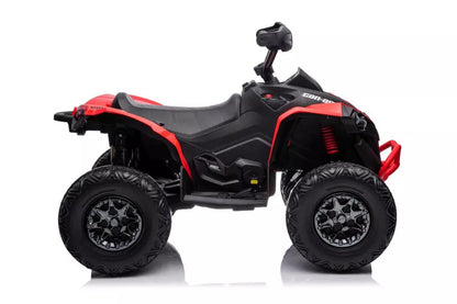 Elektrinis keturratis vaikučiams CAN-AM Renegade, raudonas