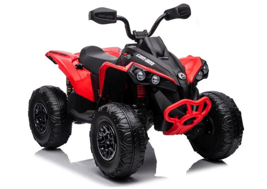 Elektrinis keturratis vaikučiams CAN-AM Renegade, raudonas