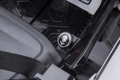 Elektrinis policijos automobilis LEAN CARS BBH-021, juodas