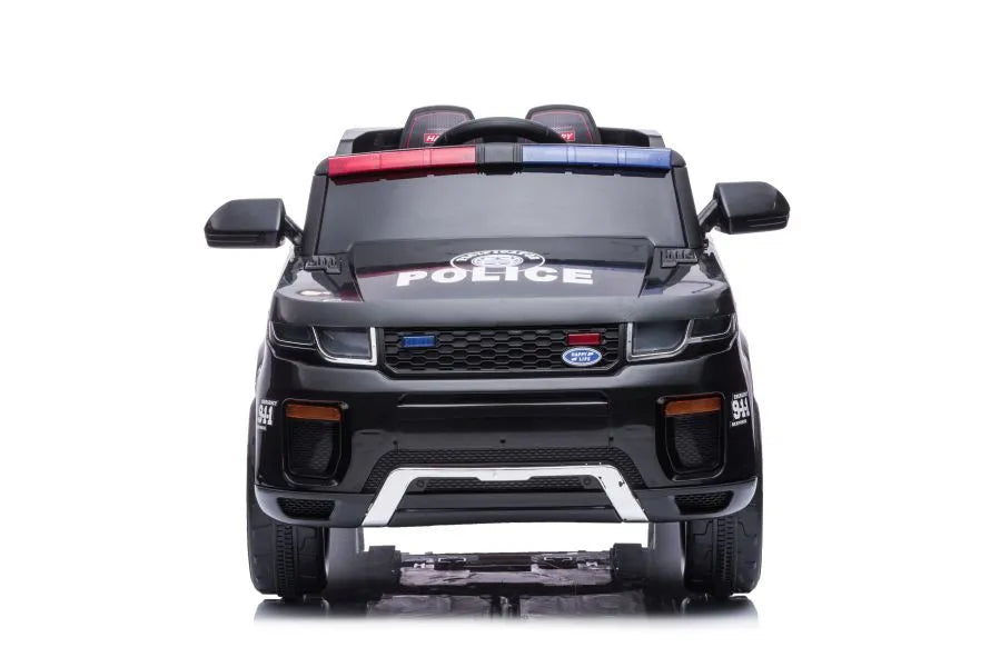 Elektrinis policijos automobilis LEAN CARS BBH-021, juodas