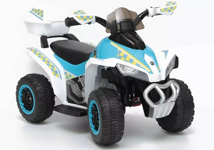 Elektrinis policijos keturratis LEAN CARS GTS1188-A, baltas