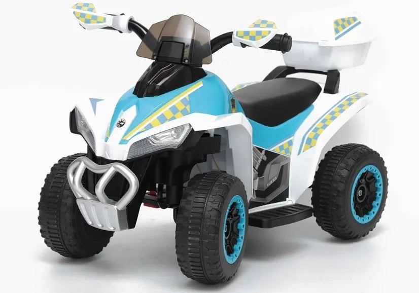 Elektrinis policijos keturratis LEAN CARS GTS1188-A, baltas