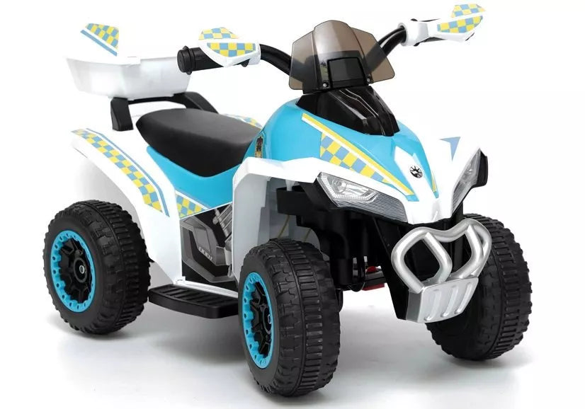 Elektrinis policijos keturratis LEAN CARS GTS1188-A, baltas