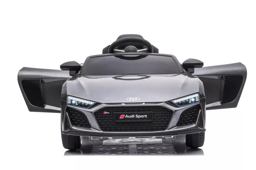 Elektrinis vaikiškas automobilis Audi R8 Lift A300, sidabrinės spalvos