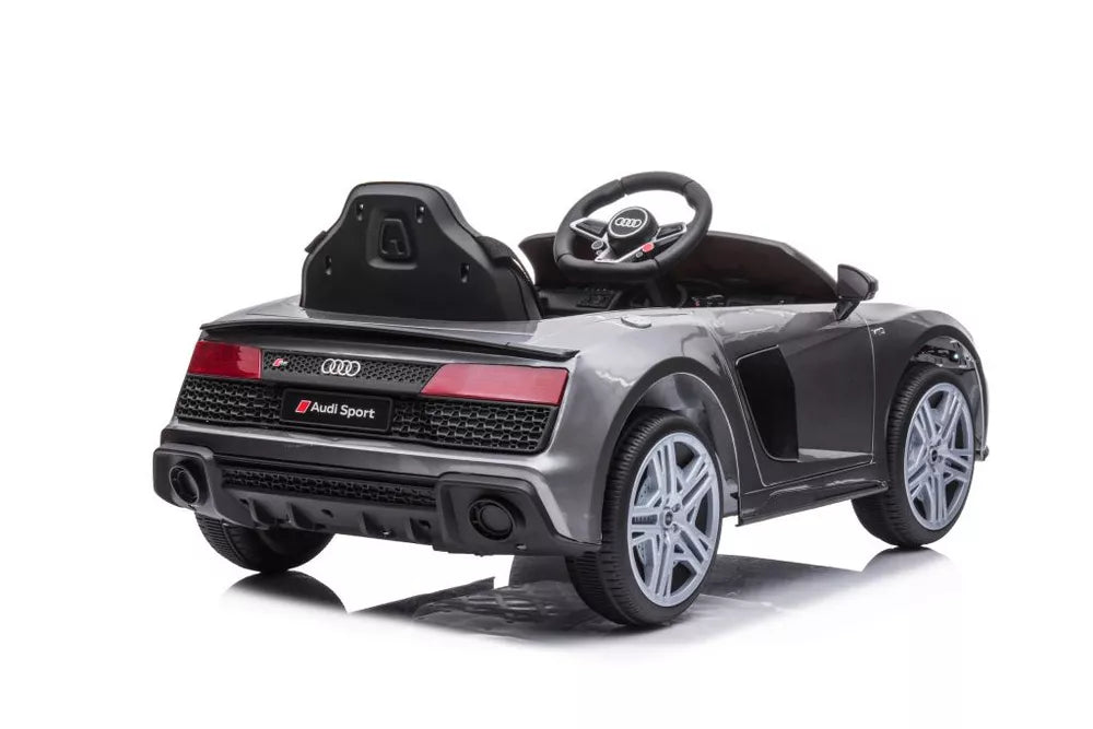Elektrinis vaikiškas automobilis Audi R8 Lift A300, sidabrinės spalvos