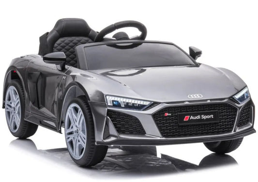 Elektrinis vaikiškas automobilis Audi R8 Lift A300, sidabrinės spalvos