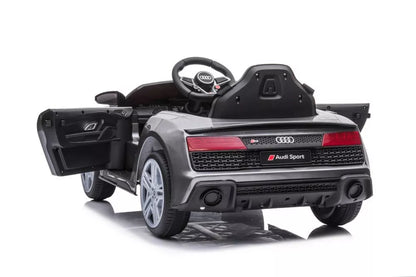 Elektrinis vaikiškas automobilis Audi R8 Lift A300, sidabrinės spalvos
