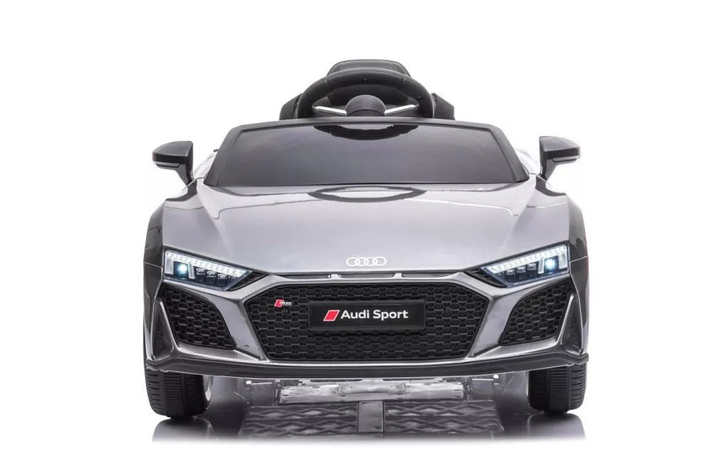 Elektrinis vaikiškas automobilis Audi R8 Lift A300, sidabrinės spalvos