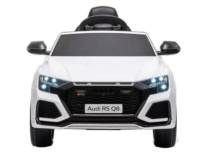 Elektrinis vaikiškas automobilis Audi RS Q8, baltas