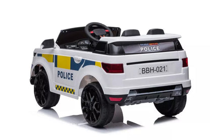 Elektrinis vaikiškas automobilis BBH-021 Policija, baltas