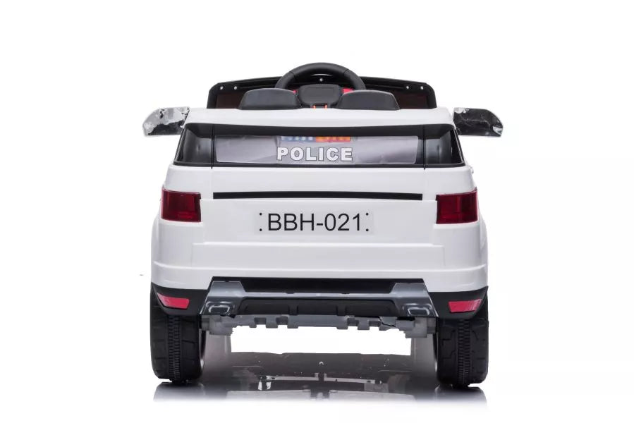 Elektrinis vaikiškas automobilis BBH-021 Policija, baltas