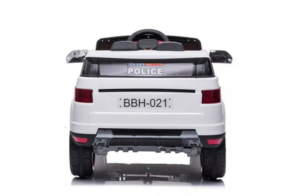 Elektrinis vaikiškas automobilis BBH-021 Policija, baltas