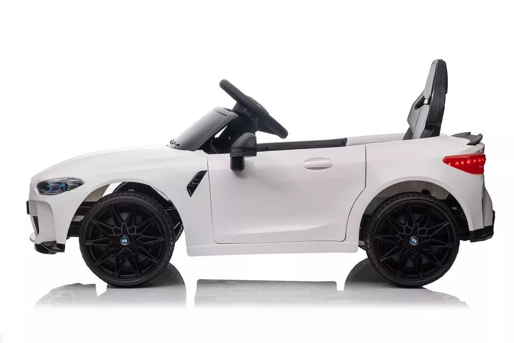 Elektrinis vaikiškas automobilis BMW M4 baltas