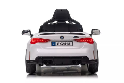 Elektrinis vaikiškas automobilis BMW M4 baltas