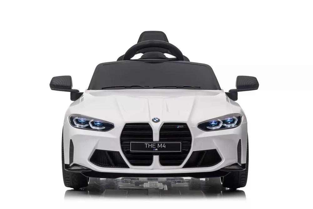 Elektrinis vaikiškas automobilis BMW M4 baltas