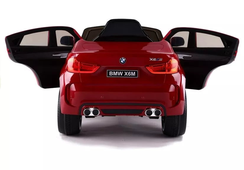 Elektrinis vaikiškas automobilis BMW X6 raudonos spalvos