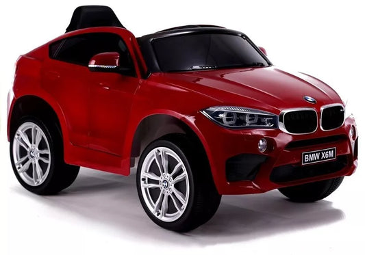 Elektrinis vaikiškas automobilis BMW X6 raudonos spalvos