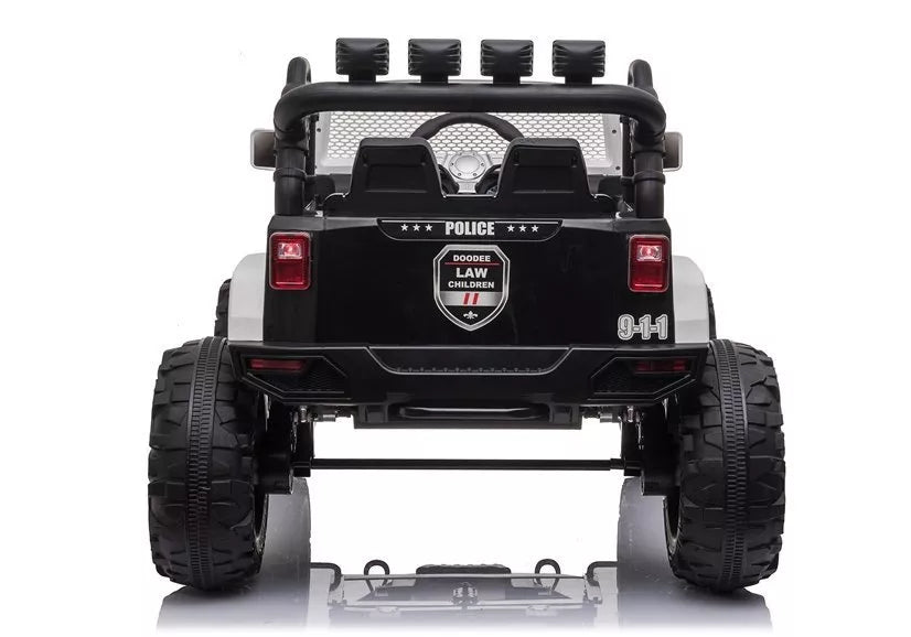 Elektrinis vaikiškas automobilis Jeep JC666 – baltas
