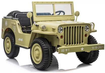 Elektrinis vaikiškas automobilis Jeep JH101 Khaki