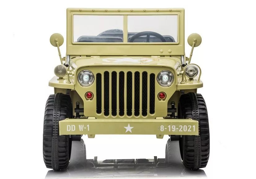 Elektrinis vaikiškas automobilis Jeep JH101 Khaki