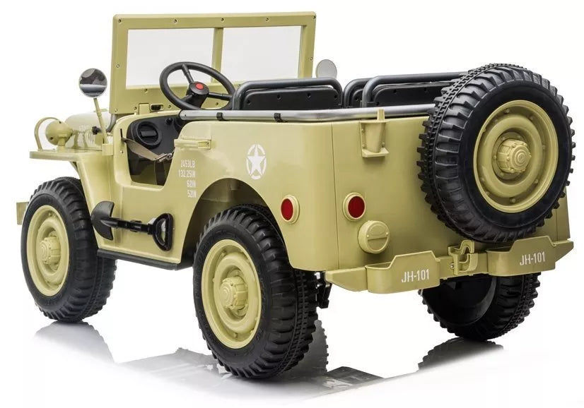 Elektrinis vaikiškas automobilis Jeep JH101 Khaki