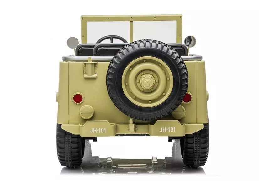 Elektrinis vaikiškas automobilis Jeep JH101 Khaki