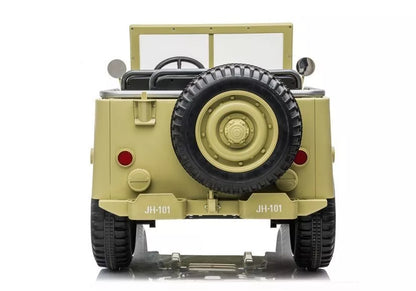 Elektrinis vaikiškas automobilis Jeep JH101 Khaki